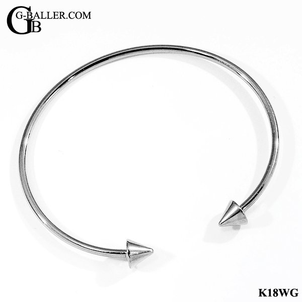 矢印バングル K18WG メンズ レディース