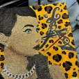 画像5: G-BALLER ART | Audrey Hepburn Leopard "美" Rhinestone Art with K18/DIA Earrings