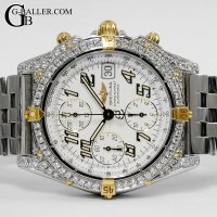 BREITLING ブライトリング クロノマット ビコロ B13050.1 アフターダイヤ パヴェダイヤモンド加工