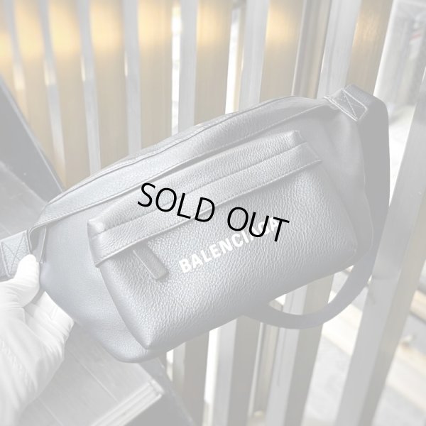 画像1: BALENCIAGA バレンシアガ Everyday Beltbag Black 552375DLQ4N エブリデイ ボディバッグ ウエストポーチ 黒 /2359