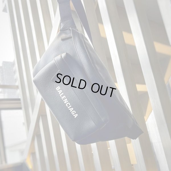 画像2: BALENCIAGA バレンシアガ Everyday Beltbag Black 552375DLQ4N エブリデイ ボディバッグ ウエストポーチ 黒 /2359