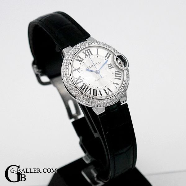 Cartier バロンブルー ダイヤベゼル加工