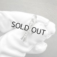 【極美品 / レザーポーチ付】CHROME HEARTS クロムハーツ CHクロス ベビーファット ドロップイヤリング ピアス パヴェダイヤモンド | 241021