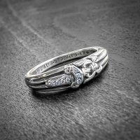 【純正ダイヤ / 17号 / 美品】CHROME HEARTS クロムハーツ ベイビークラシック ダガー リング パヴェダイヤモンド | 240923