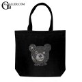 GB-BEAR スワロフスキー キャンバストートBAG