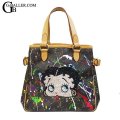 ベティちゃん スワロフスキー x  ペイント デコオーダー ルイヴィトン バッグ