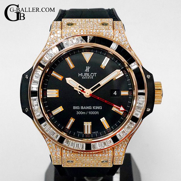 画像6: ウブロ ビッグバンキング バゲットダイヤベゼル製作 アフターダイヤ パヴェ加工 322.PM.100.RX