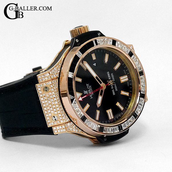 画像3: ウブロ ビッグバンキング バゲットダイヤベゼル製作 アフターダイヤ パヴェ加工 322.PM.100.RX