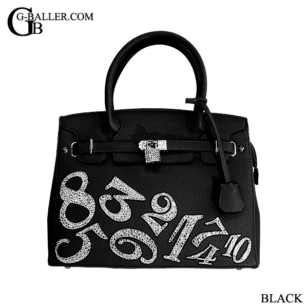 ナンバーデコバッグ BLACK/ブラック