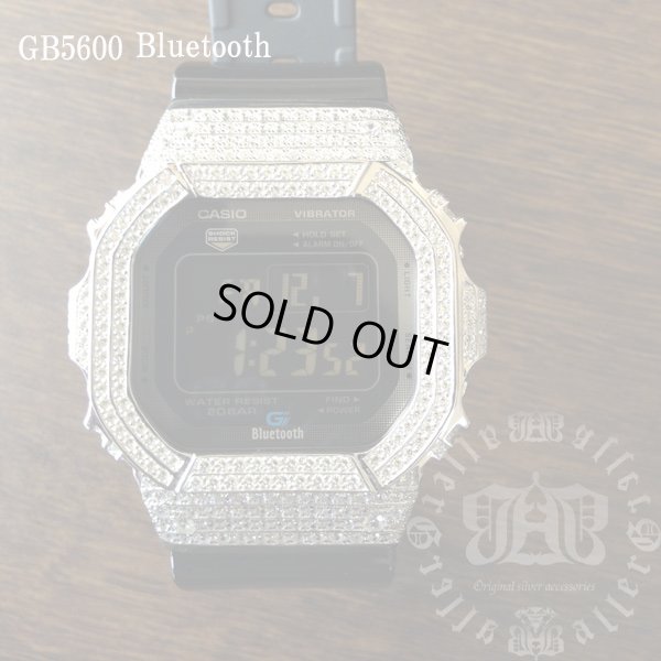画像1: GB5600aa Black　レア カスタム 本体セット！！ WHITE DIAMOND Ｇショックカスタム GB BLUETOOTH カスタム 世界初のブルートゥース G-SHOCKカスタム！