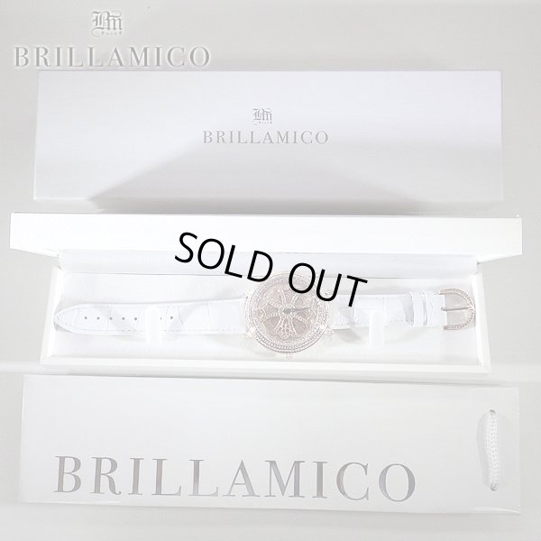 画像7: 【即納】BRILLAMICO/ブリラミコ　スワロ時計　ゴールドxホワイト