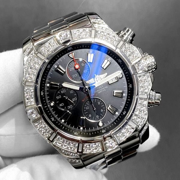 2列ダイヤベゼルの加工実績です。