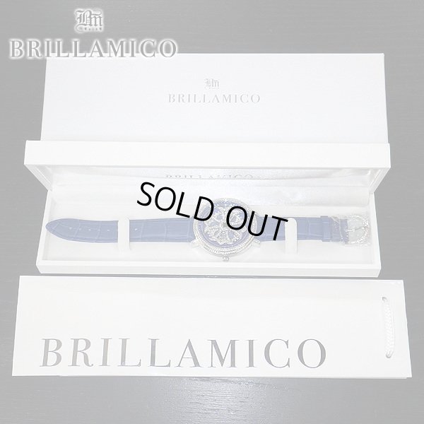 画像7: 【即納】BRILLAMICO/ブリラミコ　スワロ時計　シルバー x ブルー