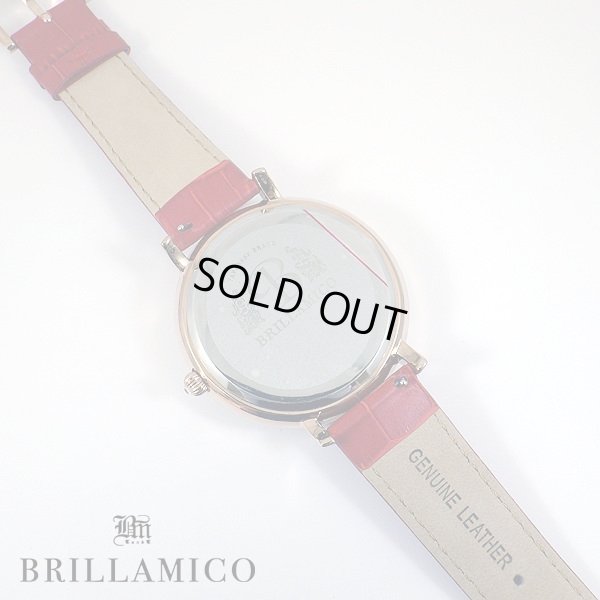 画像9: 【即納】BRILLAMICO/ブリラミコ　スワロ時計　ゴールド x レッド