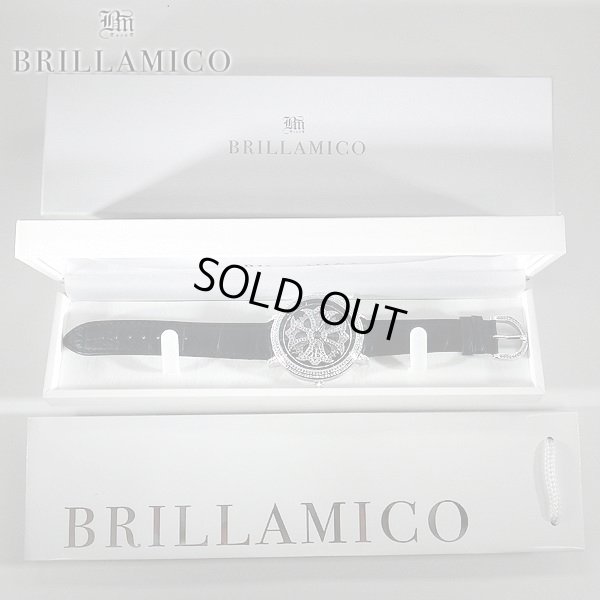 画像7: 【即納】BRILLAMICO/ブリラミコ　スワロ時計　シルバーxブラック