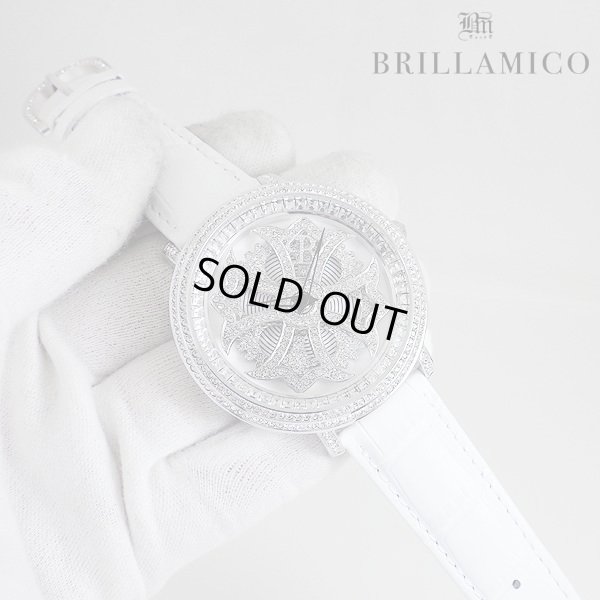 画像5: 【即納】BRILLAMICO/ブリラミコ　スワロ時計　シルバーxホワイト