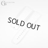 【希少】BREITLING ブライトリング 純正ベルト ダイバープロ ラバーストラップ 白 ホワイト 22mm-20mm 極美品 / 240113