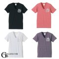 クラウンスカル Vネック スワロフスキーTシャツ