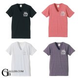 クラウンスカル Vネック スワロフスキーTシャツ