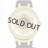 Joe Rodeo Master JJM72 Diamond 2.2ct Skeleton Dial Rubber Gold Coating