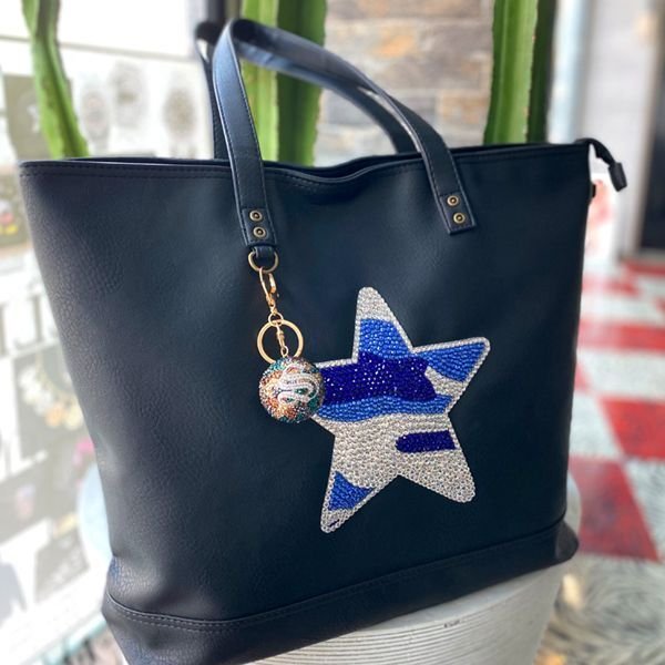 カモフラ柄×イニシャルスワロフスキーボール