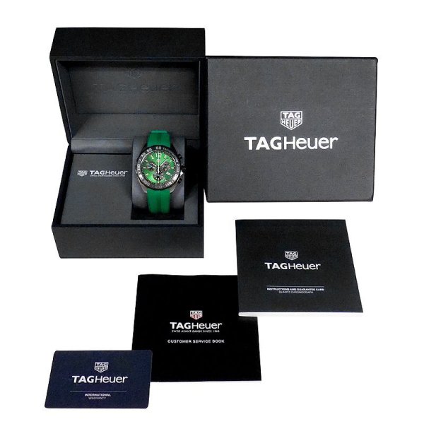 画像8: TAG HEUER Formula 1 Grenn Dial Chronograph CAZ101AP.FT8056