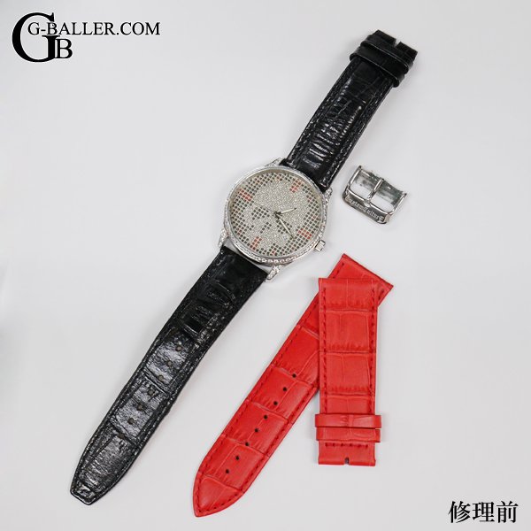 腕時計のレザーベルト修理はお任せ下さい。
