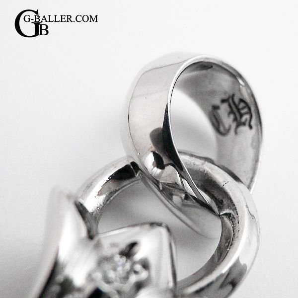 画像9: 【インボイス原本付属】クロムハーツ CHクロス w ベイル ペンダント SM パヴェダイヤ