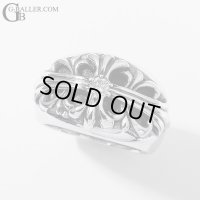 CHROME HEARTS フローラルクロス リング ダイヤ