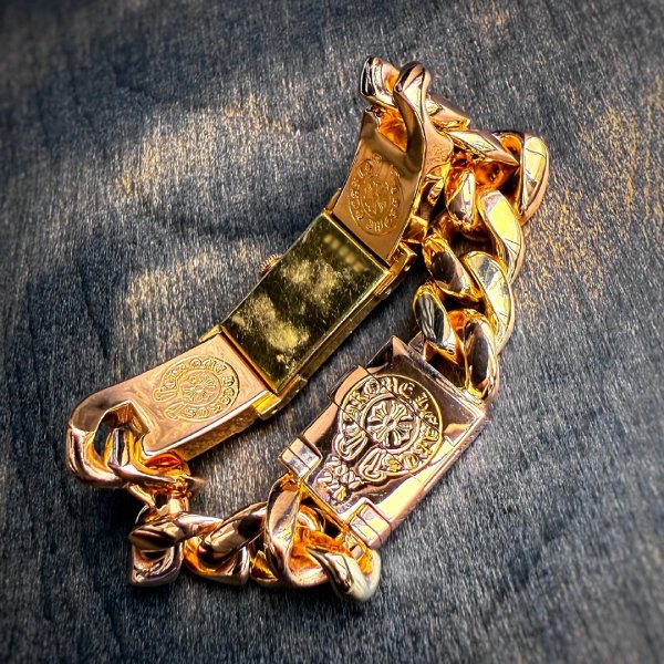 画像2: CHROME HEARTS (クロムハーツ)  x Jaeger LeCoultre (ジャガールクルト) 22K ウォッチブレスレット サイズ直し コマ足し 製作加工