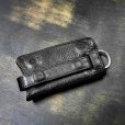 画像3: CHROME HEARTS クロムハーツ レザーキーケース ブラック ヘビーレザー クロスボタン | W2-250819 (3)