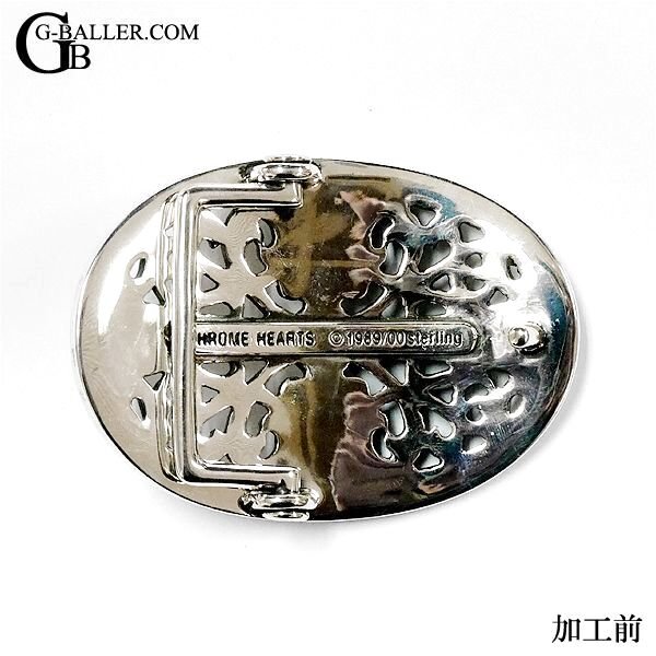 画像8: クロムハーツ クラシック オーバル クロス バックル スモール 22K ゴールド PVDコーティング