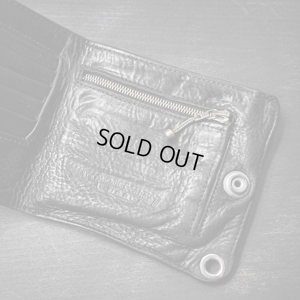 画像5: CHROME HEARTS クロムハーツ 1スナップ クロスボタン ウォレット ブラック | 250407
