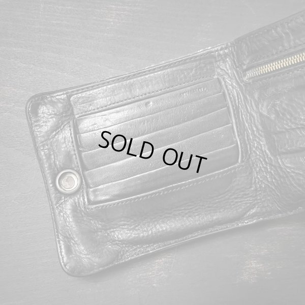 画像6: CHROME HEARTS クロムハーツ 1スナップ クロスボタン ウォレット ブラック | 250407