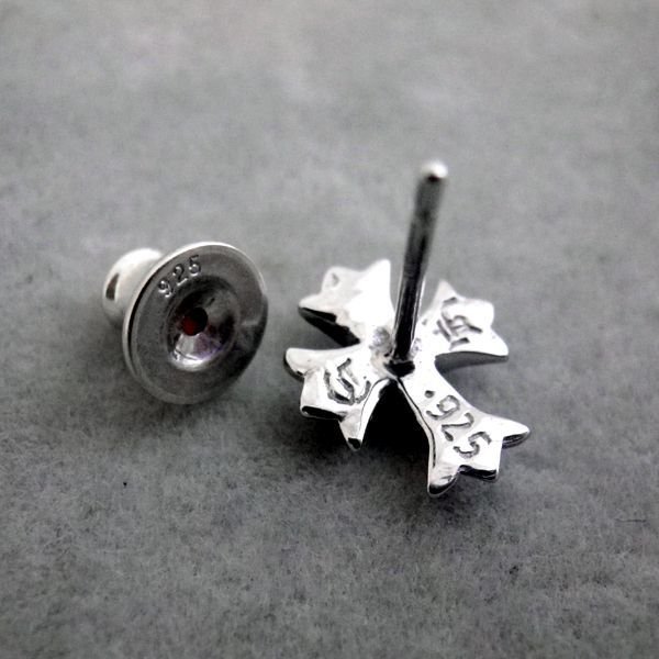 画像4: NO2 CHクロス スタッドピアス パヴェダイヤ インボイス原本付