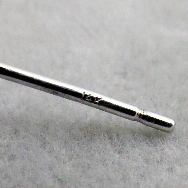 画像5: NO2 CHクロス スタッドピアス パヴェダイヤ インボイス原本付