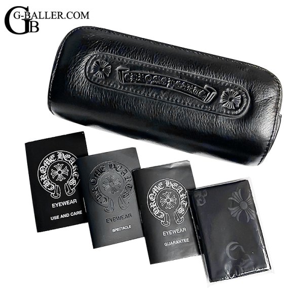 画像8: 【ギャランティ / 純正ケース / 付属完備】クロムハーツ ダガー アイウェア RUMPLEFORESKIN-A MBK マットブラック ダイヤモンド 純正 度無しレンズ