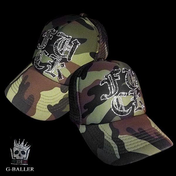 画像3: FUCK カモフラ スワロキャップ カモフラ