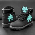 画像6: Chrome Hearts（クロムハーツ）x Timberland（ティンバーランド）コラボモデル レザーパッチ カスタム ティファニーブルー 6インチ ヌバックレザー ワークブーツ (6)