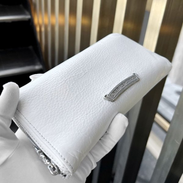 クロムハーツ修理 ジップウォレット レザー塗り直し