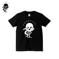 人気ブランド　Tシャツ(Print)　半袖　メンズ　“SKULL COCKTAILS”　雑誌掲載アイテム