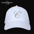 スワロ キャップ イニシャル オーダー C スワロフスキー CAP