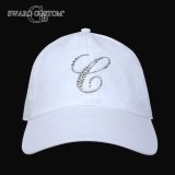 スワロ キャップ イニシャル オーダー C スワロフスキー CAP