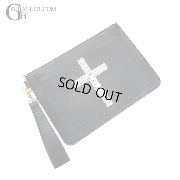 画像4: スワロ クラッチバッグ レザーデコ スワロフスキー