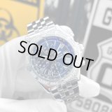 【付属完備 / 純正ラバーベルト&バックル付】BREITLING ブライトリング クロスウィンド ダイヤモンド ステンレス ブレスレット 黒 ブラック ローマン インデックス | 241204