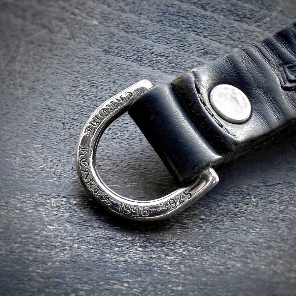 画像4: CHROME HEARTS クロムハーツ ベルトループ クロスボール Dキーリング ブラック | 251110