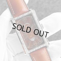 CUERVO Y SOBRINOS Prominente Solo Tiempo A1012 Engraving Watch Special Order Leather / Rubber Strap