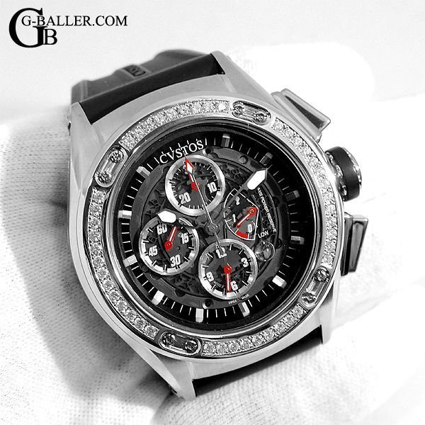 CVSTOS時計 チャレンジR50 アフターダイヤモンド