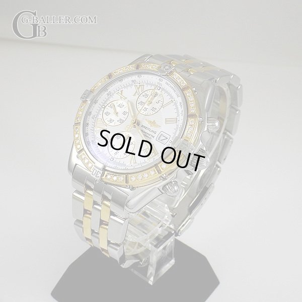 画像4: BREITLING ブライトリング クロノマット YG ダイヤ D13355