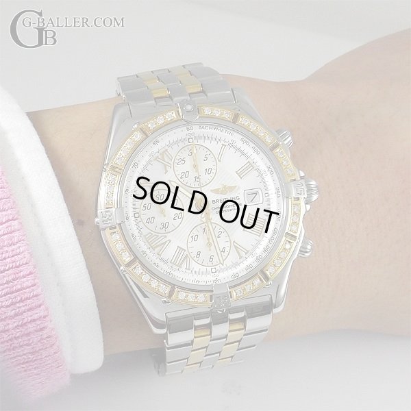 画像6: BREITLING ブライトリング クロノマット YG ダイヤ D13355